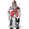 Monkey D. Luffy Pirate King One Piece AOP Hooded Cloak Coat BACK Mockup - One Piece Merch Canada