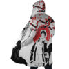 Monkey D. Luffy Pirate King One Piece AOP Hooded Cloak Coat SIDE Mockup - One Piece Merch Canada