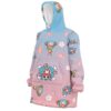Oodie Oversized Blanket Hoodie front left 84 - One Piece Merch Canada