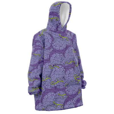 Gomu Gomu No Mi One Piece Snug Oversized Blanket Hoodie