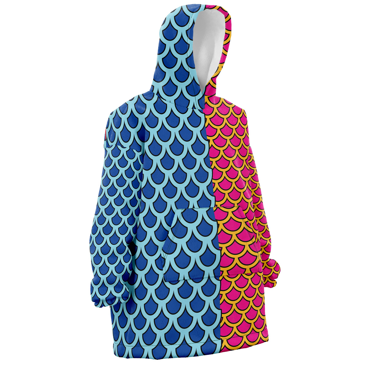 Kaido Pattern One Piece Snug Oversized Blanket Hoodie - Image 3