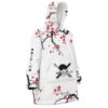 Oodie Oversized Blanket Hoodie front right 69 - One Piece Merch Canada