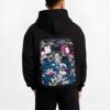 PAWPAW B.black hoodie male back view - One Piece Merch Canada