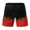 Portgas D. Ace V2 OP Gym Shorts BACK Mockup 1 - One Piece Merch Canada