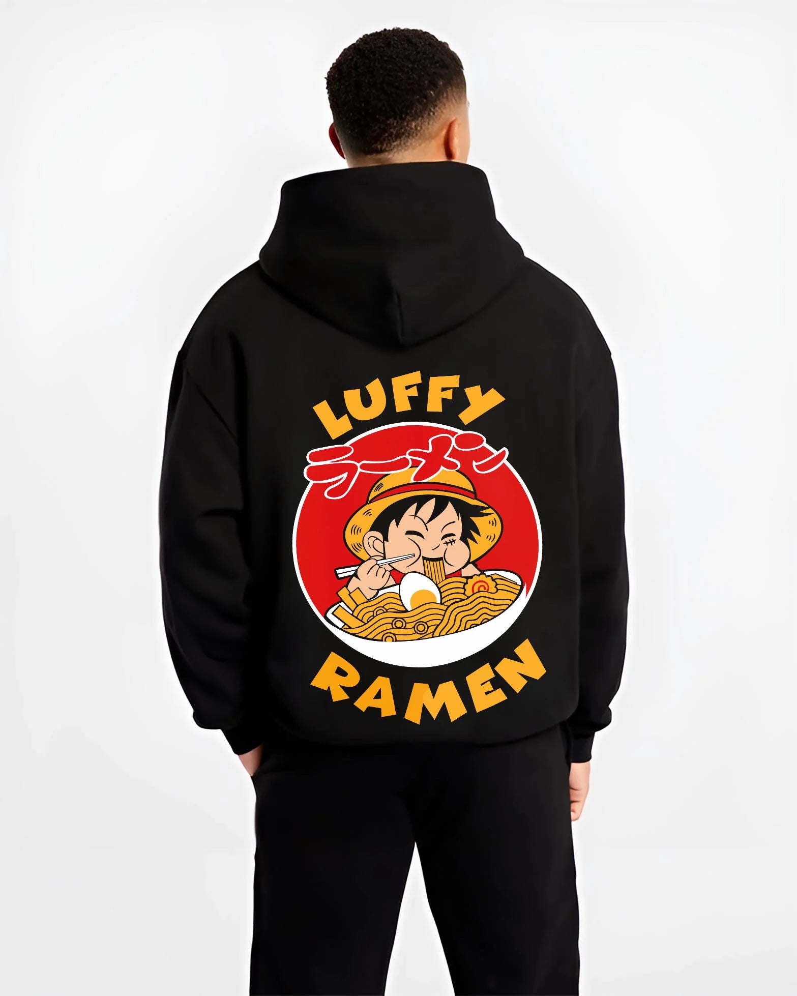 One Piece Pirate Food Design Luffy Ramen Hoodie - Image 2