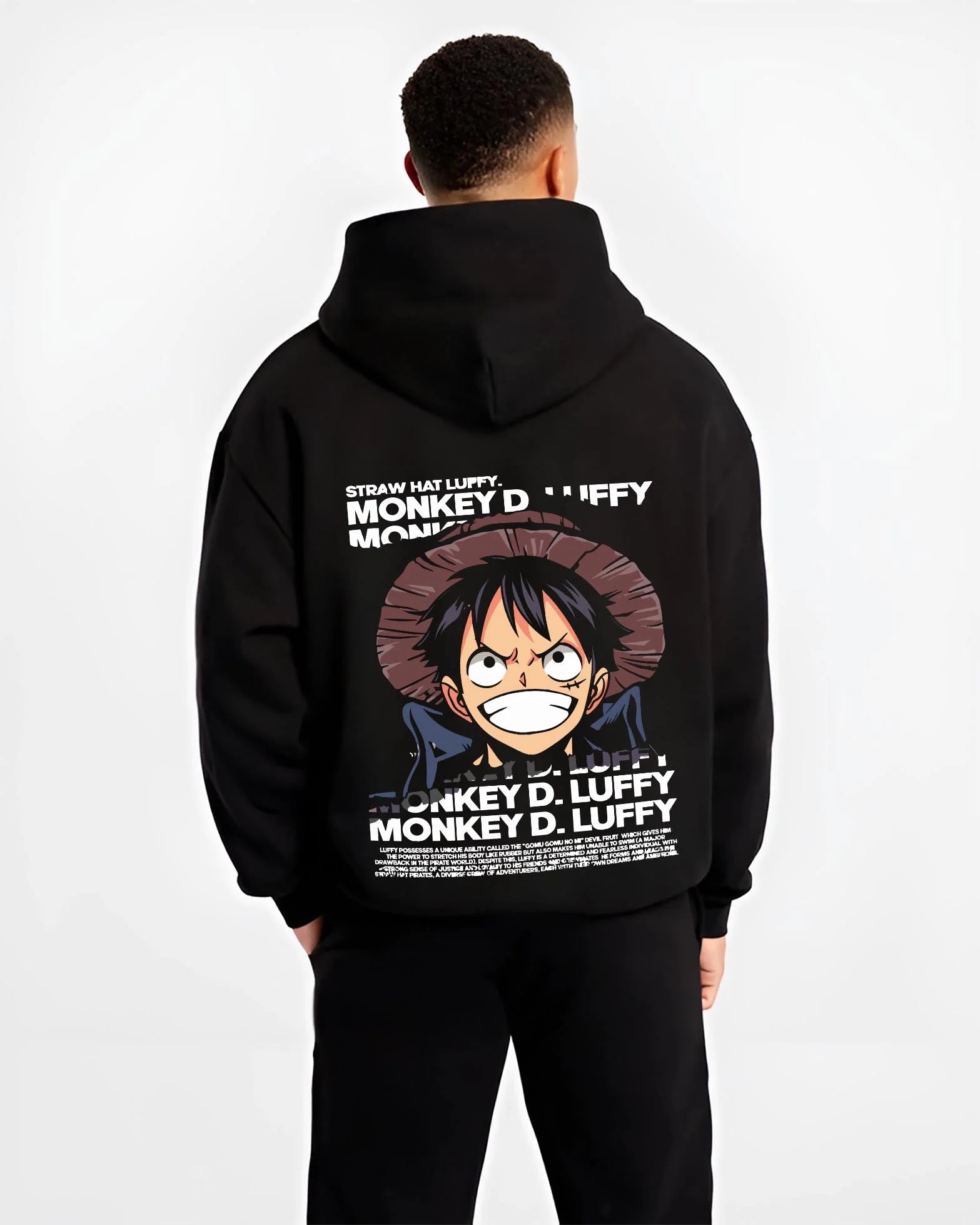 Monkey D Luffy One Piece Pirate King Hoodie - Image 2