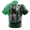 Roronoa Zoro OP Short Sleeve Hawaiian Shirtt BACK Mockup - One Piece Merch Canada