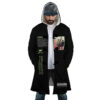 Roronoa Zoro One Piece AOP Hooded Cloak Coat FRONT Mockup - One Piece Merch Canada
