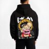 STRHATC B.black hoodie male back view - One Piece Merch Canada
