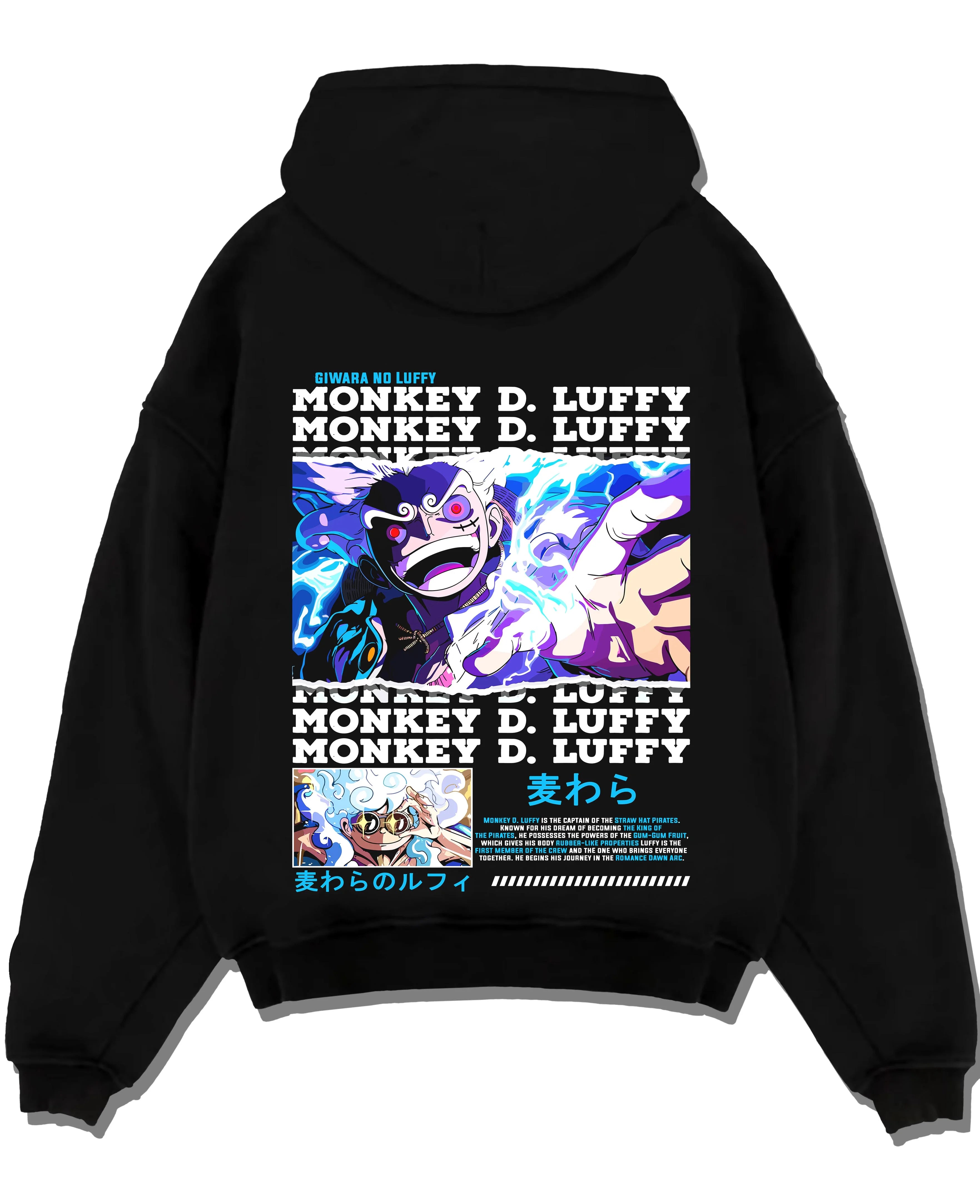 Monkey D Luffy One Piece Gum Gum Gear Hoodie
