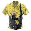 Sanji Aloha OP Short Sleeve Hawaiian Shirt FRONT mockup - One Piece Merch Canada