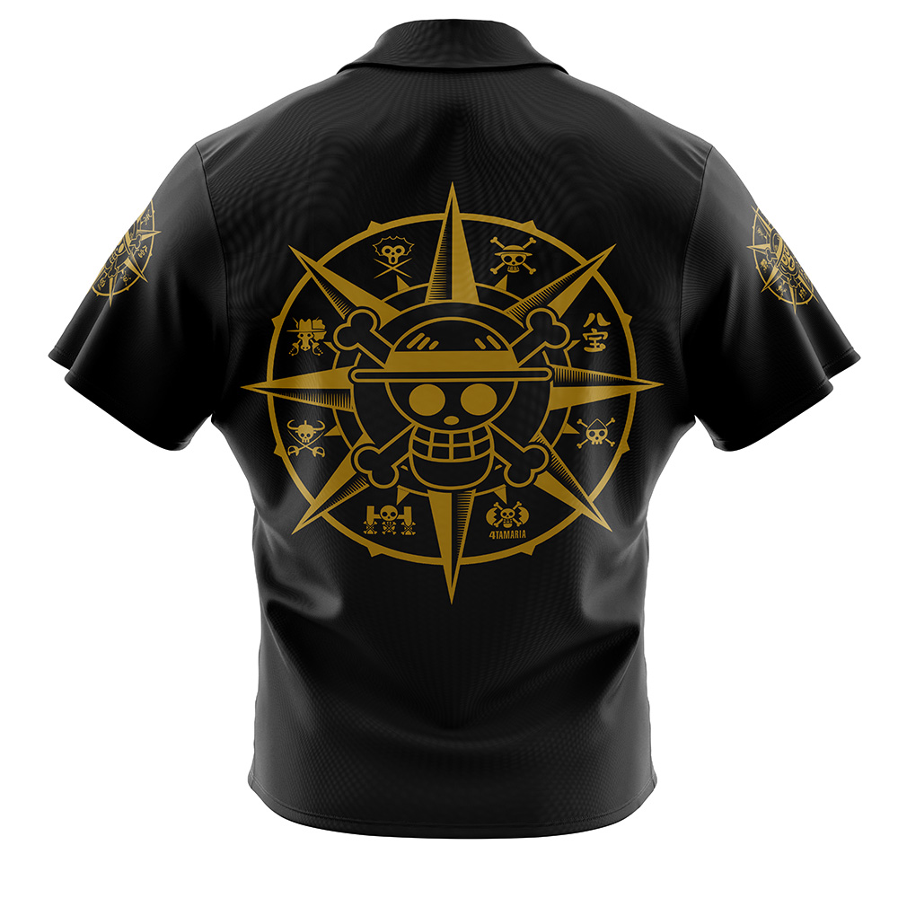 Straw Hat Grand Fleet One Piece Button Up Hawaiian Shirt - Image 2