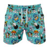 Straw Hats Jolly Roger One Piece Gym Shorts FRONT mockup - One Piece Merch Canada