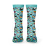 Straw Hats Jolly Roger One Piece Socks BACK mockup - One Piece Merch Canada