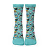 Straw Hats Jolly Roger One Piece Socks FRONT mockup - One Piece Merch Canada