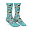 Straw Hats Jolly Roger One Piece Socks SIDE mockup - One Piece Merch Canada
