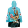 Tony Chopper Manga Panels One Piece Oodie Blanket BACK 2 Mockup 1 - One Piece Merch Canada