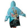 Tony Chopper Manga Panels One Piece Oodie Blanket BACK Mockup 1 - One Piece Merch Canada