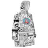 Tony Chopper Manga Panels One Piece Oodie Blanket F RIGHT Mockup - One Piece Merch Canada