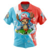 Tony Tony Chopper V2 OP Short Sleeve Hawaiian Shirtt FRONT Mockup - One Piece Merch Canada