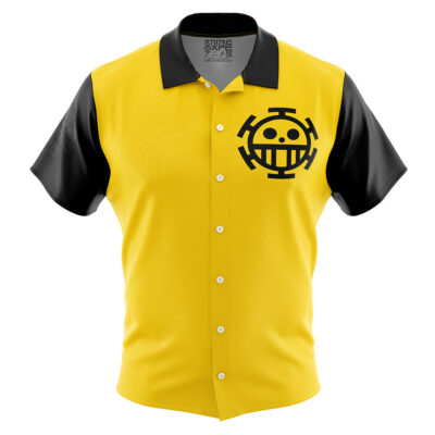 Trafalgar D Water Law One Piece Button Up Hawaiian Shirt