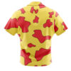 Trafalgar Law Film Red One Piece Button Up Hawaiian Shirt BACK Mockup - One Piece Merch Canada