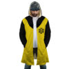 Trafalgar Law One Piece Hooded Cloak Coat FRONT Mockup - One Piece Merch Canada