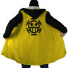 Trafalgar Law One Piece Hooded Cloak Coat NO HOOD Mockup - One Piece Merch Canada