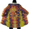 Trippy Luffy One Piece AOP Hooded Cloak Coat NO HOOD Mockup - One Piece Merch Canada