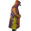 Trippy Luffy One Piece AOP Hooded Cloak Coat RIGHT Mockup - One Piece Merch Canada