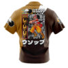 Usopp OP Short Sleeve Hawaiian Shirtt BACK Mockup - One Piece Merch Canada