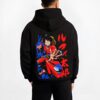 WANOCPT B.black hoodie male back view - One Piece Merch Canada