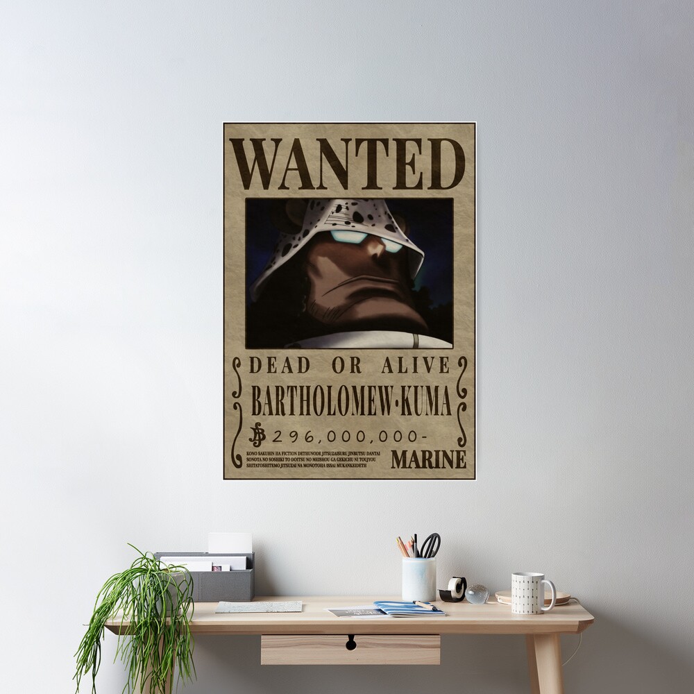 Bartholomew Kuma Wanted Poster Poster - Image 2