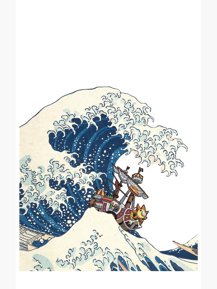 Thousand Sunny Great Wave Shower Curtain - Image 2