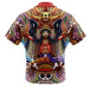 luffy Button Up Hawaiian Shirt back 2 - One Piece Merch Canada