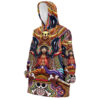 luffy Oodie Oversized Blanket Hoodie front left - One Piece Merch Canada