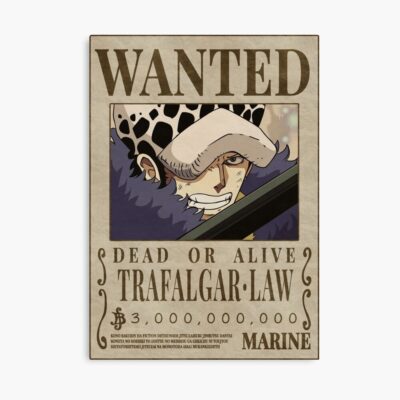 Trafalgar D Law Bounty Poster