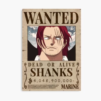 Red Haired Shanks Wanted Poster