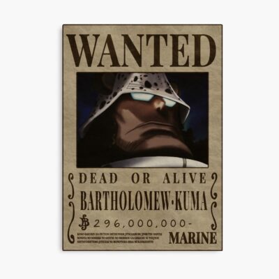 Bartholomew Kuma Wanted Poster Poster