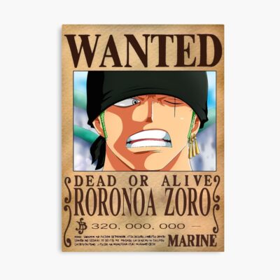 Roronoa Zoro Wanted Poster Poster