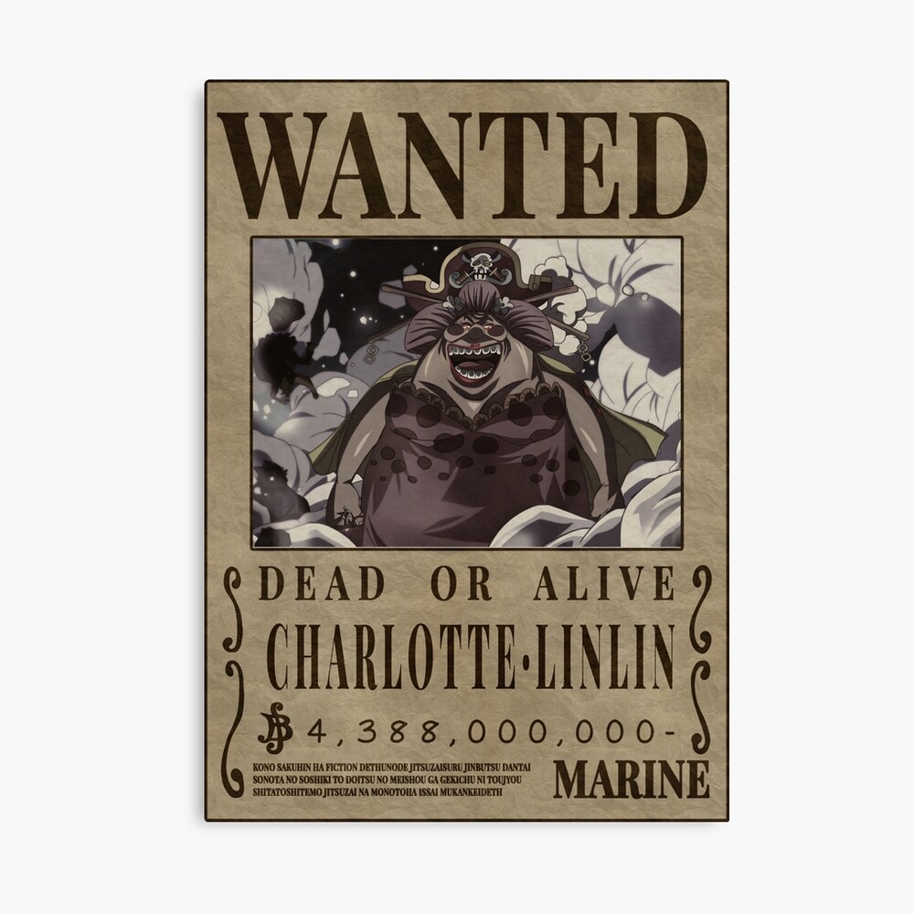 Charlotte Linlin Wanted Bounty Poster