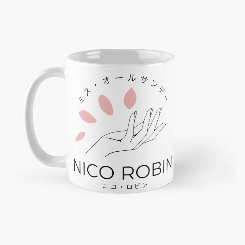 Nico Robin Minimal Logo Mug - Image 2