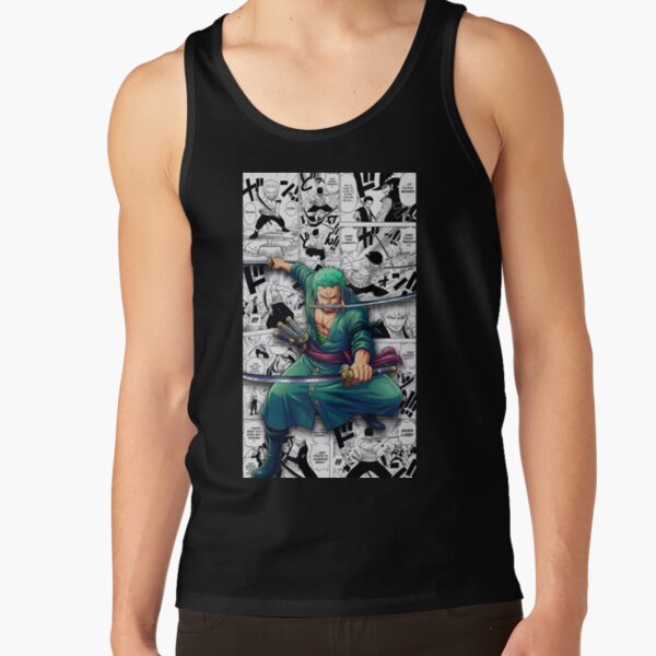 Roronoa Zoro Unbreakable Spirit Tank Top - Image 2