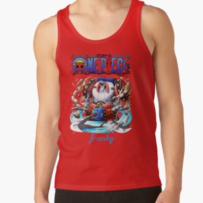 Cyborg Franky Straw Hat Tank Top