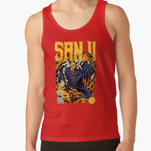 Vinsmoke Sanji The Black Leg Tank Top - Image 4