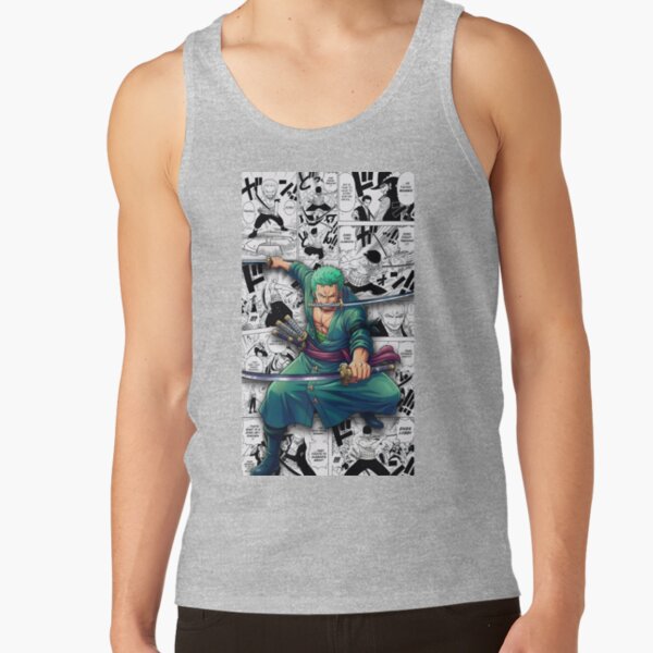 Roronoa Zoro Unbreakable Spirit Tank Top - Image 3