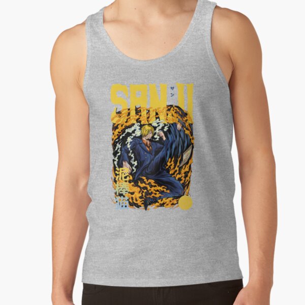 Vinsmoke Sanji The Black Leg Tank Top - Image 3