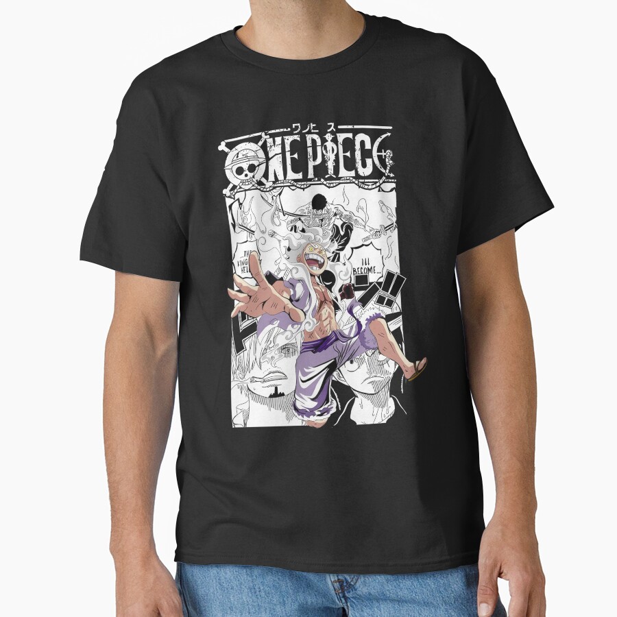 One Piece Epic Manga Panels T-shirt