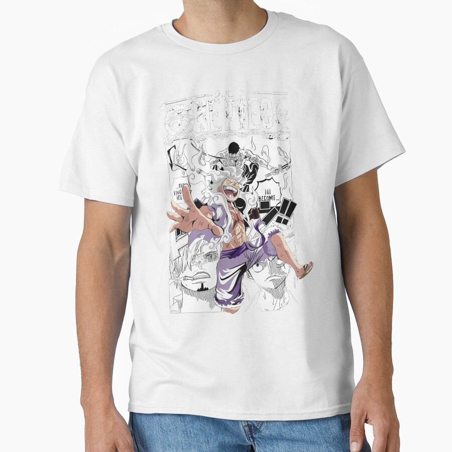 One Piece Epic Manga Panels T-shirt - Image 2