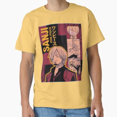 Sanji Retro Video Game Poster T-shirt